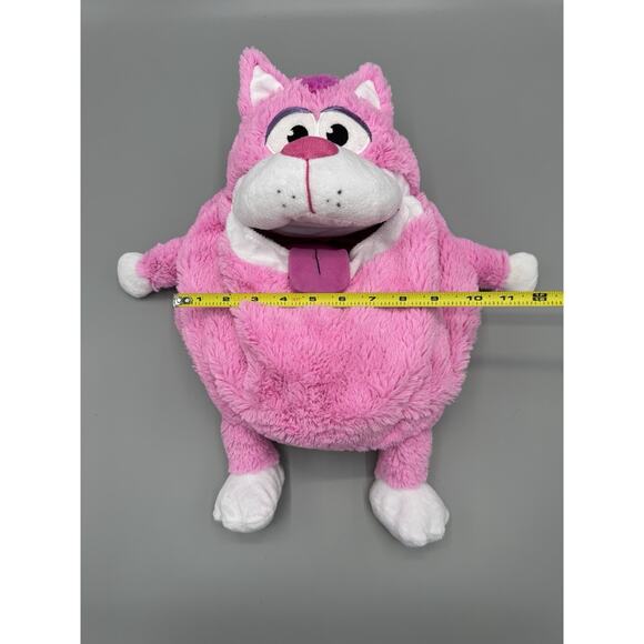 2013 Tummy Stuffers Pink Cat Jay Play Plush Stuffed Animal Holder Storage 15” - Picture 4 of 11